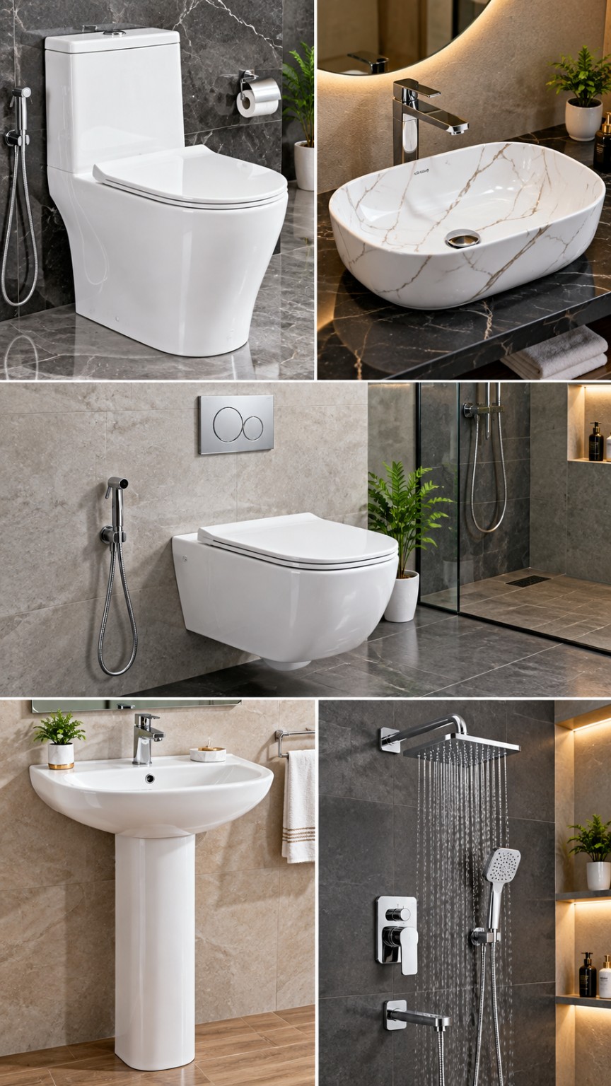 Indian sanitaryware collection for domestic and export buyers